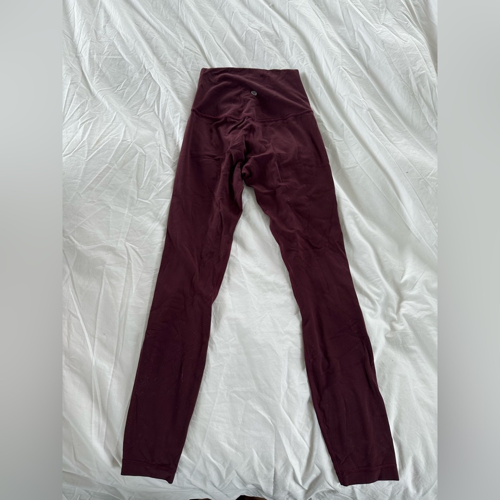 Lululemon align leggings 25 inch, size 2, dark purple